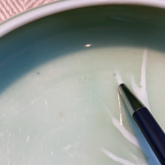 Nabeshima Bowl Mt Fugi celadon porcelain